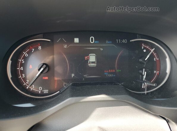 2T3P1RFV8RW489310 2024 TOYOTA LE Burgundy Սարքավորումների վահանակի տեսք