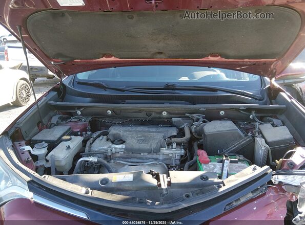 2T3RFREV8JW834870 2018 TOYOTA LE Maroon Հետևի տեսք
