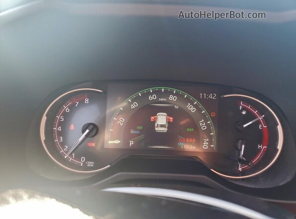 2T3Y1RFV4MW166840 2021 TOYOTA LIMITED Blue ხელსაწყოთა პანელის ხედი