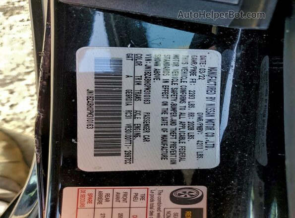 JN1BZ4BH0PM310163 2023 NISSAN Z Black Widok wnętrza 360 stopni