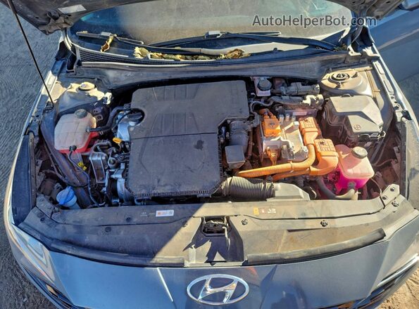 KMHLN4AJ1NU022498 2022 HYUNDAI ELANTRA Gray ძრავის განყოფილების ხედი