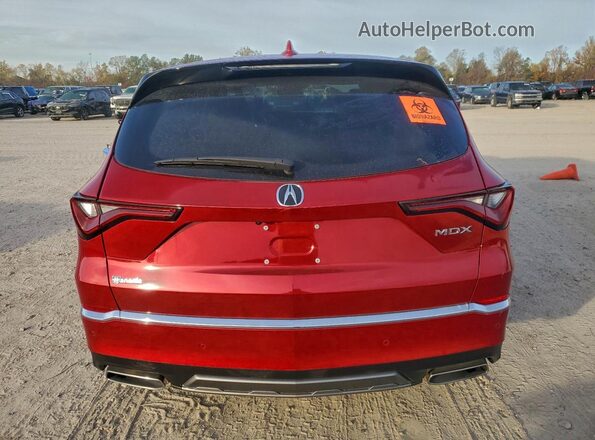 5J8YD9H47SL001863 2025 ACURA MDX Red Вид салону спереду