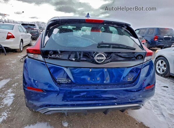 1N4CZ1CV7RC552581 2024 NISSAN LEAF Синий Вид салона спереди