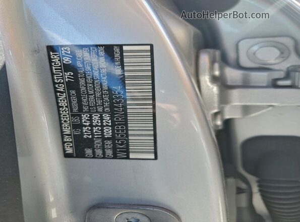 W1K5J5EB1RN443354 2024 MERCEDES-BENZ CLA-CLASS Silver 