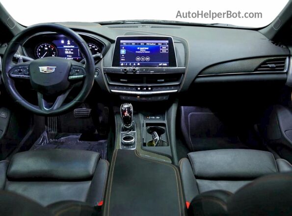 1G6DR5RW6L0131355 2020 CADILLAC CT5 Black ხელსაწყოთა პანელის ხედი