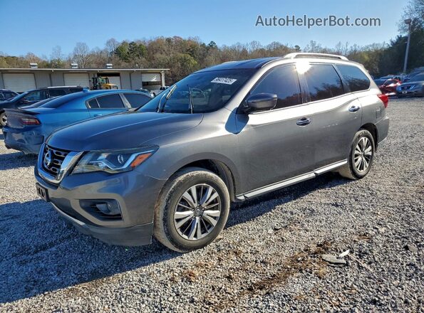 5N1DR2MN1JC642277 2018 NISSAN PATHFINDER Gray Rear left