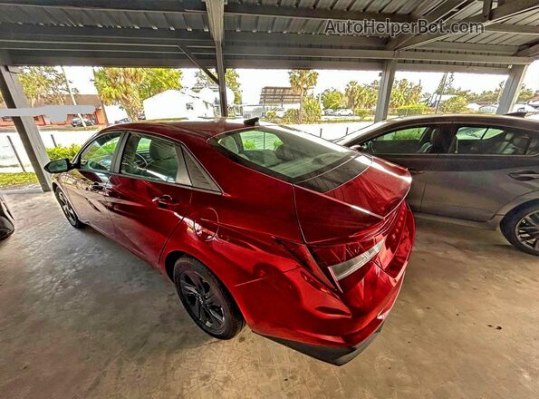 5NPLM4AG2NH064474 2022 HYUNDAI ELANTRA Red Delantero derecho