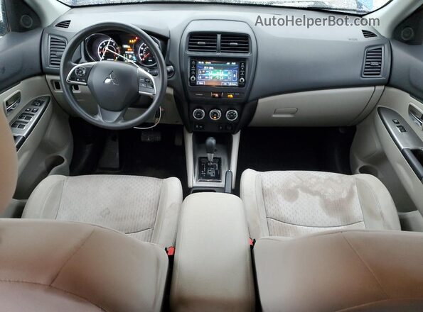 JA4AR3AU5JZ024363 2018 MITSUBISHI OUTLANDER Blue Widok zestawu wskaźników