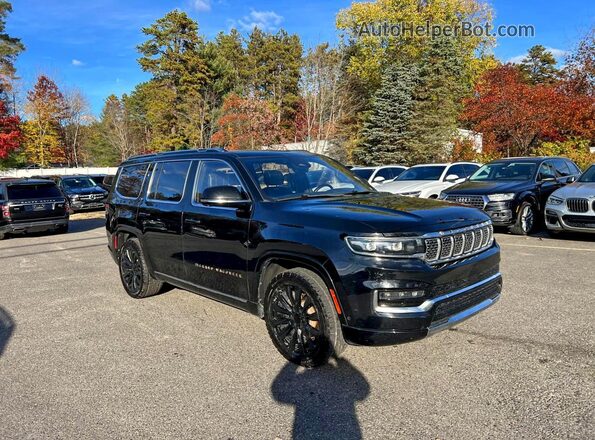 1C4SJVGJ1NS114621 2022 JEEP GRAND Black Հետևի ձախ