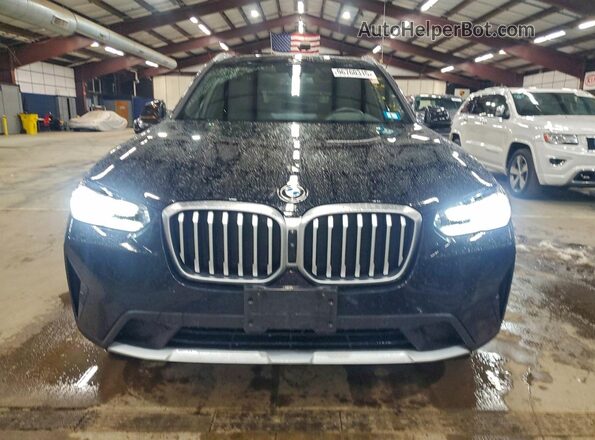 WBX57DP01RN248386 2024 BMW X3 Black უკანა ხედი