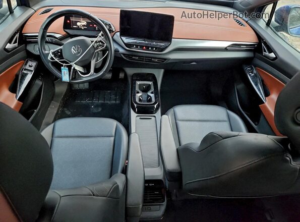 WVGTMPE29NP046554 2022 VOLKSWAGEN ID.4 Blue Widok zestawu wskaźników