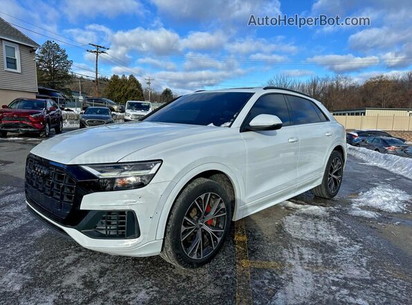 WA1AVAF10LD017366 2020 AUDI Q8 White Rear left