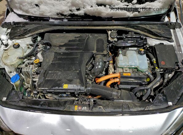 KMHC75LC2HU020827 2017 HYUNDAI IONIQ Silver 