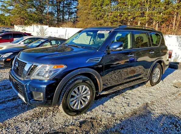 JN8AY2ND1J9055045 2018 NISSAN ARMADA Blue 