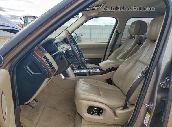 SALGS2FK8HA340105 2017 LAND ROVER RANGE Gray Widok deski rozdzielczej