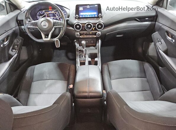 3N1AB8CV9NY245058 2022 NISSAN SENTRA White Widok deski rozdzielczej