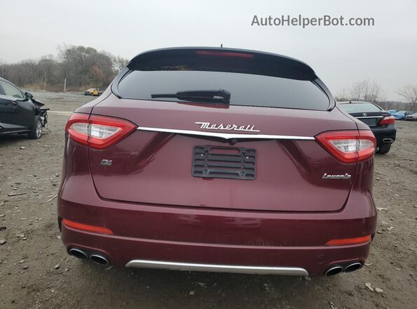 ZN661XUL8HX250589 2017 MASERATI LEVANTE Бордовый 