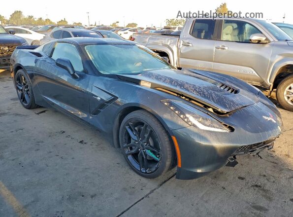 1G1YA2D73K5121218 2019 CHEVROLET CORVETTE Gray Widok z przodu