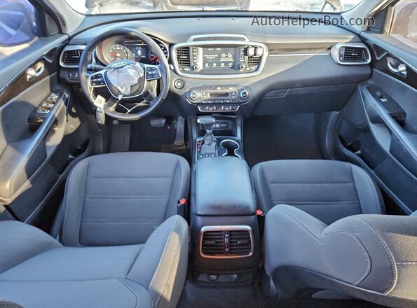 5XYPGDA57LG693854 2020 KIA SORENTO Black Вид щитка приладів
