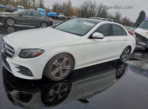 WDDZF4KB5HA130797 2017 MERCEDES-BENZ E White Trasero izquierdo