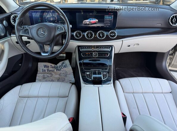 WDD1J6GB6JF019068 2018 MERCEDES-BENZ E-CLASS Золотой Вид задних сидений
