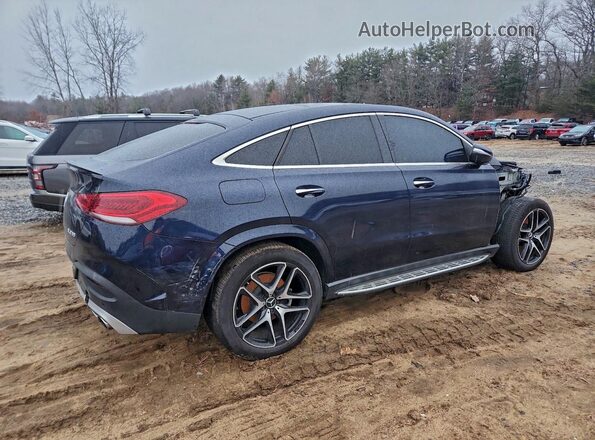 4JGFD6BB1MA391638 2021 MERCEDES-BENZ GLE-CLASS Blue Front right