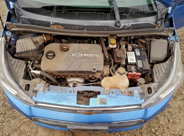 KL8CD6SA7JC439666 2018 CHEVROLET SPARK Blue Вид підкапотного простору