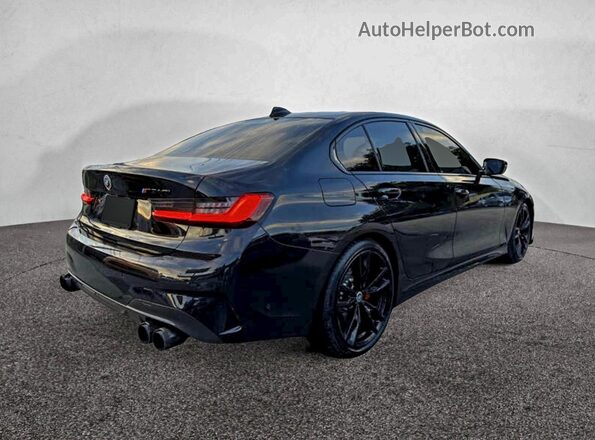 3MW5U7J09M8B60176 2021 BMW M3 Black Դիմացի տեսք