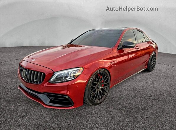 W1KWF8HB7MR622776 2021 MERCEDES-BENZ C Red 