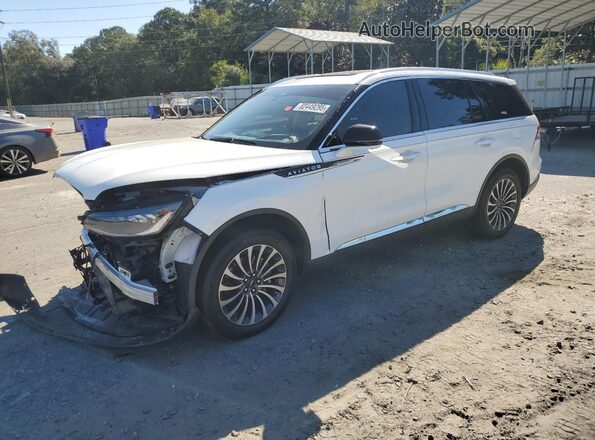 5LM5J7WC7PGL23002 2023 LINCOLN AVIATOR Белый Задняя левая четверть
