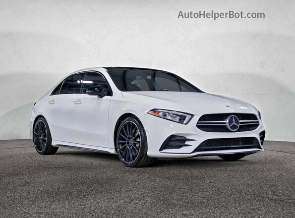 W1K3G5BB6MJ256119 2021 MERCEDES-BENZ A White Задня ліва чверть