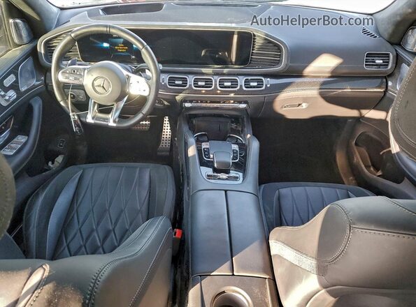4JGFF8KE3MA402977 2021 MERCEDES-BENZ GLS White Instrument cluster view