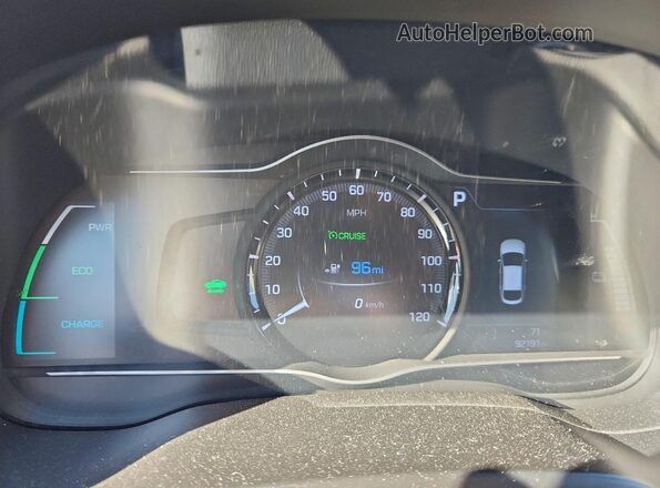 KMHC75LH6HU009230 2017 HYUNDAI IONIQ Blue 