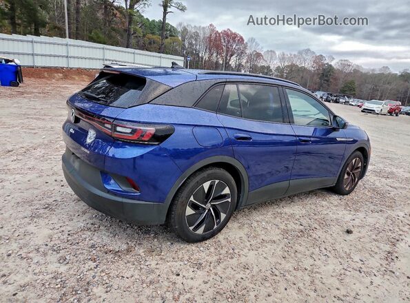 WVGTMPE29NP046554 2022 VOLKSWAGEN ID.4 Blue Przód prawy