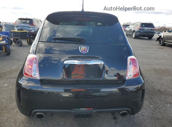 3C3CFFFH1HT598484 2017 FIAT 500 Black Вид ззаду