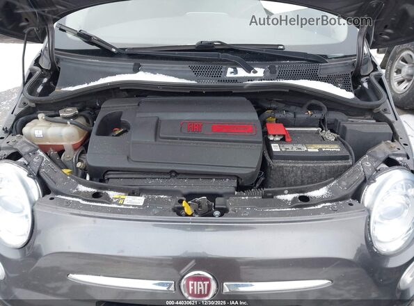 3C3CFFKR1HT553821 2017 FIAT 500 Gray Հետևի տեսք