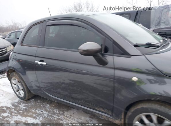 3C3CFFKR1HT553821 2017 FIAT 500 Gray Սալոնի հետևի տեսք