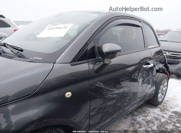 3C3CFFKR1HT553821 2017 FIAT 500 Gray Սալոնի 360 աստիճան տեսք