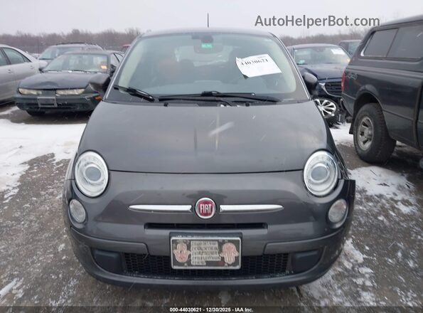 3C3CFFKR1HT553821 2017 FIAT 500 Gray Սարքավորումների վահանակի տեսք