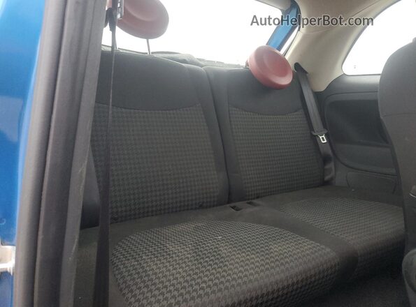 3C3CFFKR4HT530257 2017 FIAT 500 Синий Вид задних сидений
