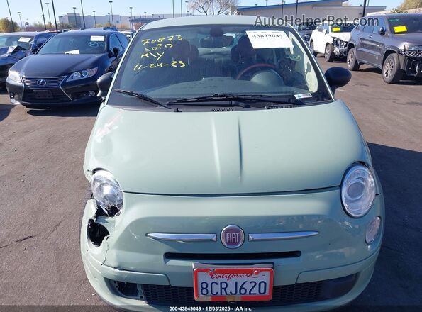 3C3CFFKR7HT700045 2017 FIAT 500 Green 360 interior view
