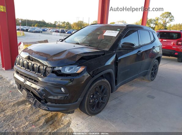 3C4NJCBB3NT235229 2022 JEEP COMPASS Черный Передняя левая четверть