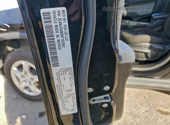 3C4NJDAB2NT167657 2022 JEEP COMPASS Black VIN კოდის სტიკერის ხედი