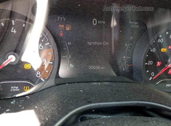 3C4NJDANXRT112129 2024 JEEP COMPASS White Instrument cluster view
