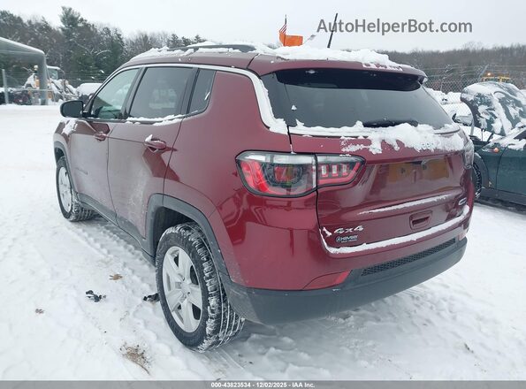 3C4NJDBB1NT130503 2022 JEEP COMPASS Red Rear left