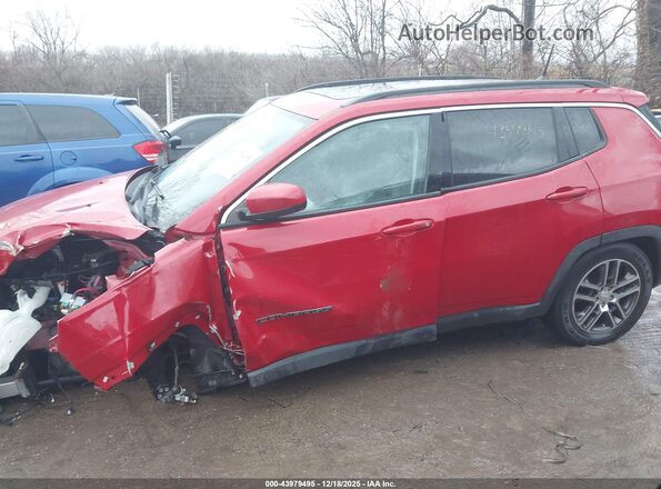 3C4NJDBB3JT191636 2018 JEEP COMPASS Red 