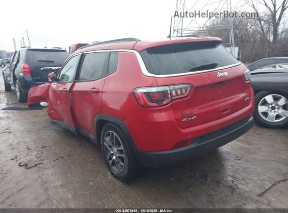 3C4NJDBB3JT191636 2018 JEEP COMPASS Red Trasero izquierdo