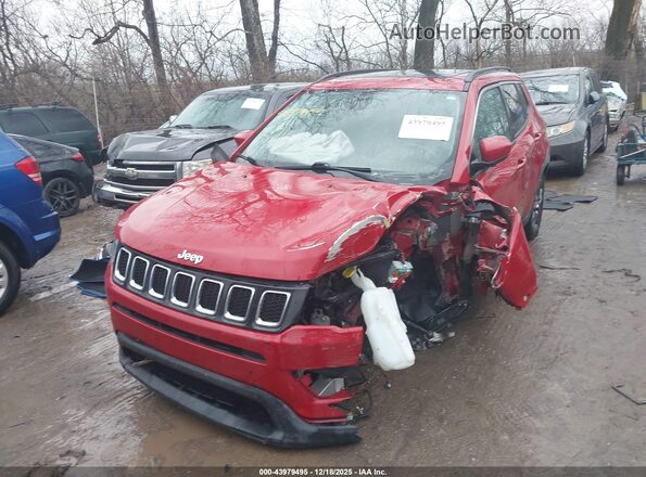 3C4NJDBB3JT191636 2018 JEEP COMPASS Red Vista tres cuartos delantera izquierda