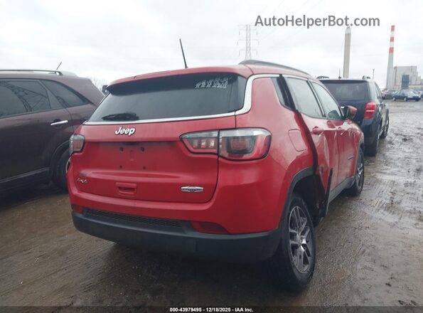 3C4NJDBB3JT191636 2018 JEEP COMPASS Red Trasero derecho