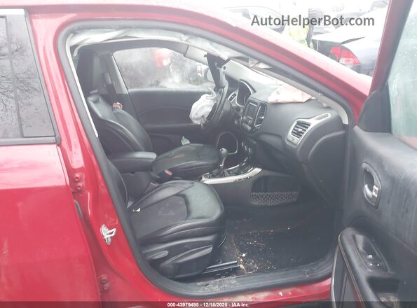 3C4NJDBB3JT191636 2018 JEEP COMPASS Red Vista interior delantera